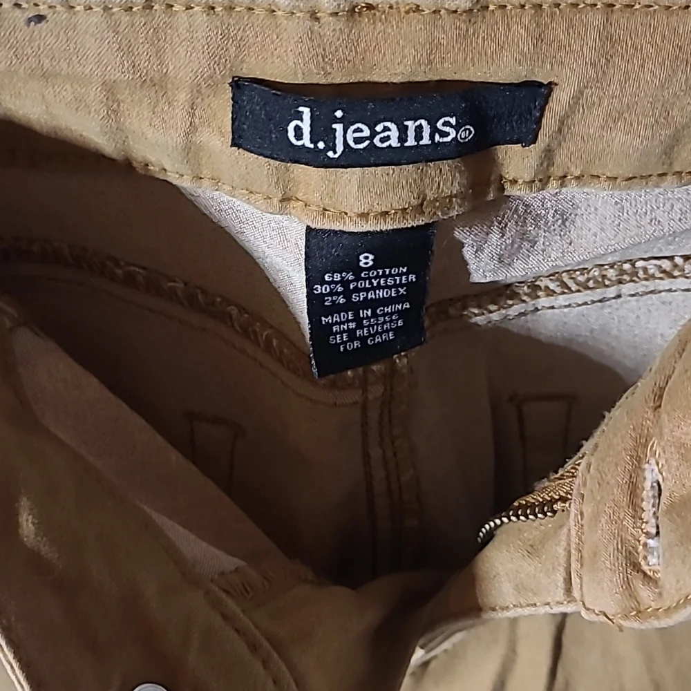 D Jeans Tan Stretch Skinny Jeans - Picture 2 of 6
